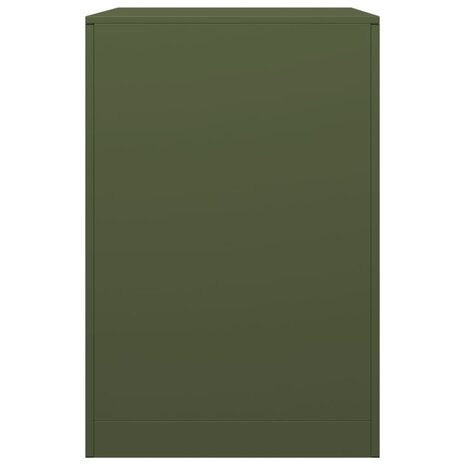 Haardhoutrek 60x40x60 cm staal groen 5