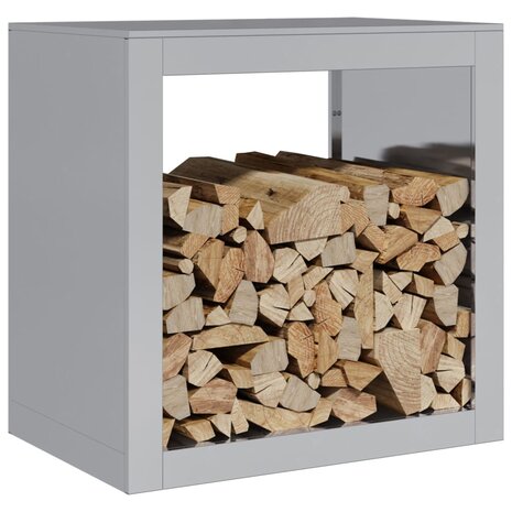 Haardhoutrek 60x40x60 cm gegalvaniseerd staal 3