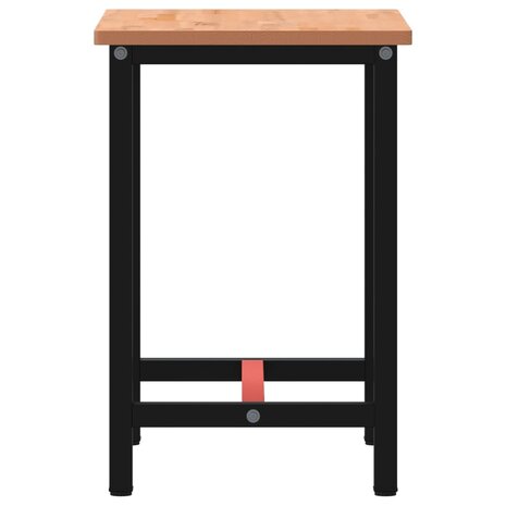 Werkbank 80x55x81,5 cm massief beukenhout en metaal 4