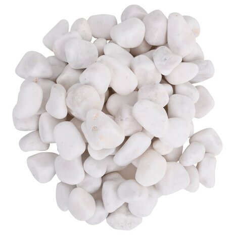 Kiezelstenen gepolijst 2-5 cm 10 kg wit 4