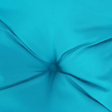 Palletkussen 70x70x12 cm stof turquoise 8