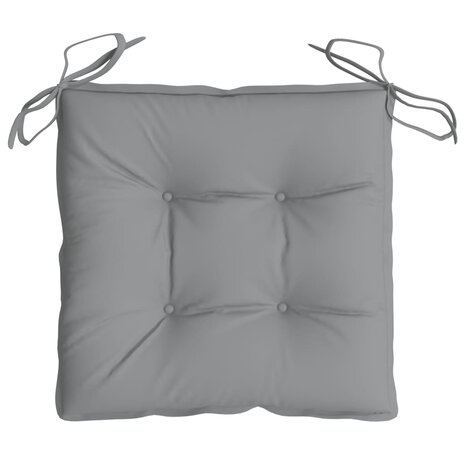 Stoelkussens 4 st 50x50x7 cm oxford stof grijs 6