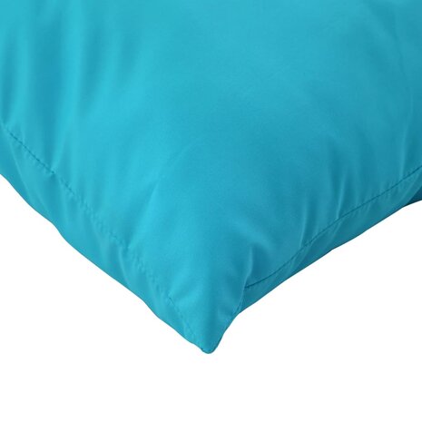 Sierkussens 4 st 60x60 cm stof turquoise 5