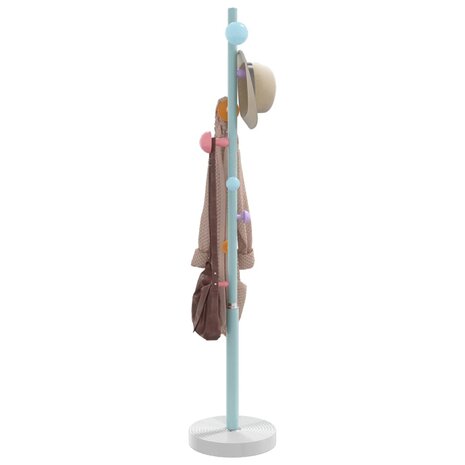 Kapstok 172 cm gepoedercoat ijzer blauw 1