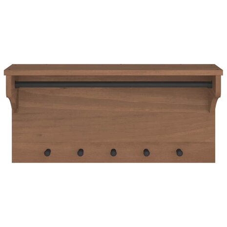 Wandkapstok SANDNES 87x30x42 cm massief grenenhout 5