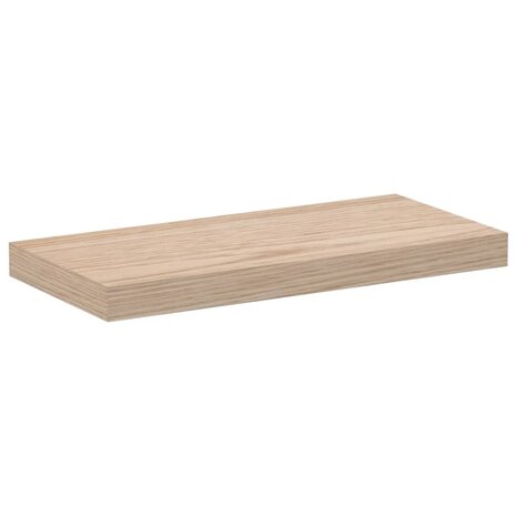Wandschap 50x23,5x4 cm bewerkt hout 2