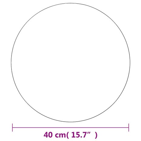Wandspiegels 2 st rond 40 cm glas 5