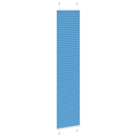 Plissé rolgordijn 50x200 cm stofbreedte 49,4 cm polyester blauw 3