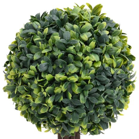 Kunstplanten met pot 2 st buxus bolvorming 33 cm groen 5