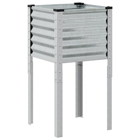 Plantenbak 45x45x88 cm gegalvaniseerd staal 2