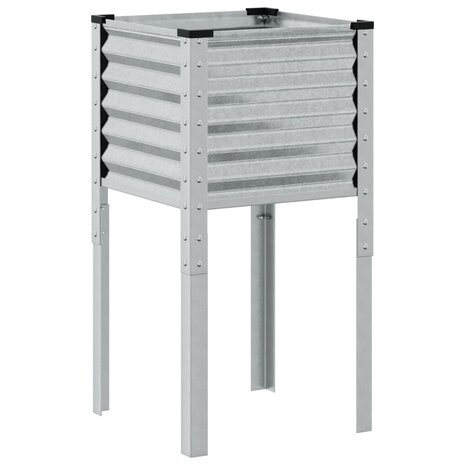 Plantenbak 45x45x88 cm gegalvaniseerd staal 6