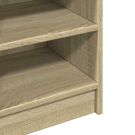 Wastafelkast 90x29x55 cm bewerkt hout sonoma eikenkleurig 9