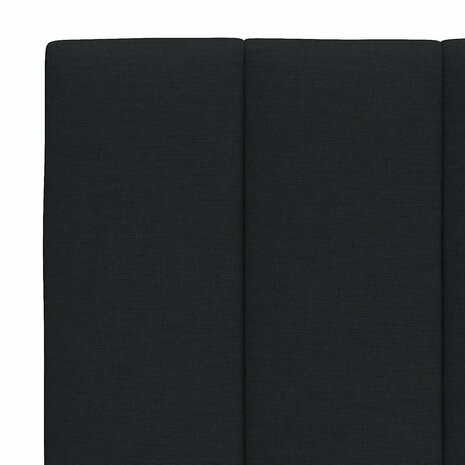 Hoofdbordkussen 90 cm stof zwart 7