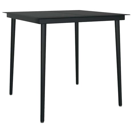 5-delige Tuinset met kussens poly rattan glas bruin 7