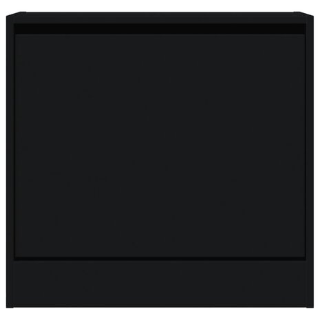 Schoenenkast 60x21x57 cm bewerkt hout zwart 5