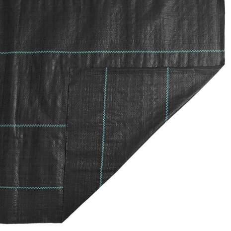 Worteldoek 2x50 m polypropeen zwart 7