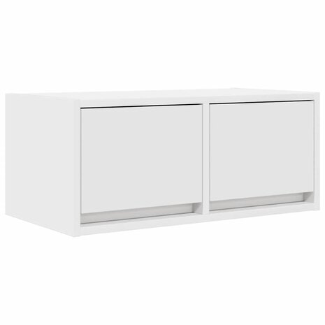Tv-meubel 60x31x25,5 cm bewerkt hout wit 2