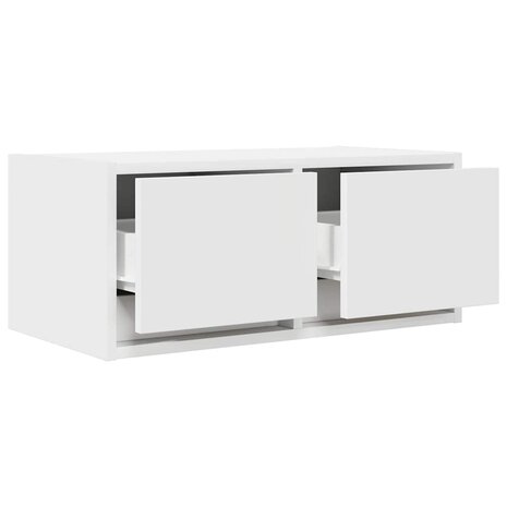 Tv-meubel 60x31x25,5 cm bewerkt hout wit 5
