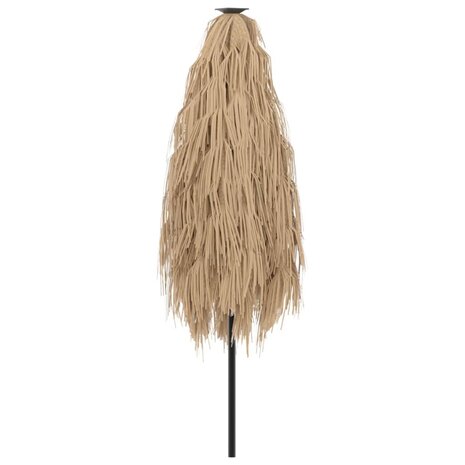Parasol met stalen paal 223x223x213 cm bruin 6