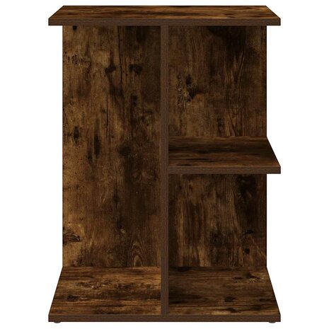 Nachtkastje 46,5x29x61 cm bewerkt hout gerookt eikenkleurig 4