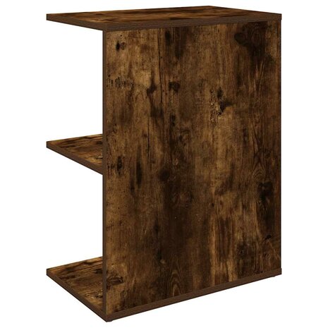 Nachtkastje 46,5x29x61 cm bewerkt hout gerookt eikenkleurig 6