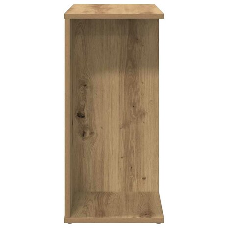 Nachtkastje 46,5x29x61 cm bewerkt hout artisanaal eikenkleurig 5