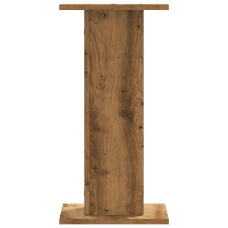 Plantenstandaards 2 st 30x30x60 cm hout artisanaal eiken 4