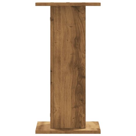 Plantenstandaards 2 st 30x30x60 cm hout artisanaal eiken 6