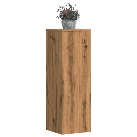 Plantenstandaard 33x33x100 cm bewerkt hout artisanaal eiken 3