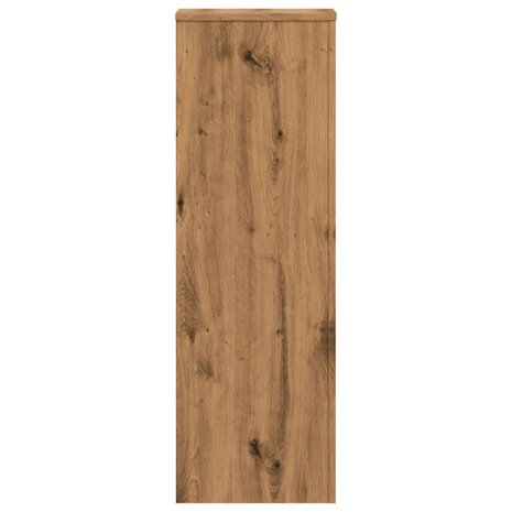 Plantenstandaard 33x33x100 cm bewerkt hout artisanaal eiken 5