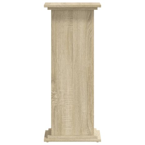 Plantenstandaard 33x33x80 cm bewerkt hout sonoma eikenkleurig 5