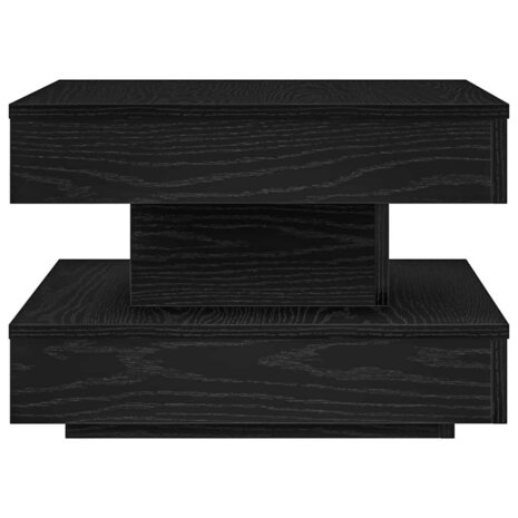 Salontafel 360 graden draaibaar 50x50x34,5 cm zwart 5