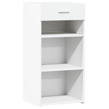 Dressoir 45x42,5x93 cm bewerkt hout wit 2