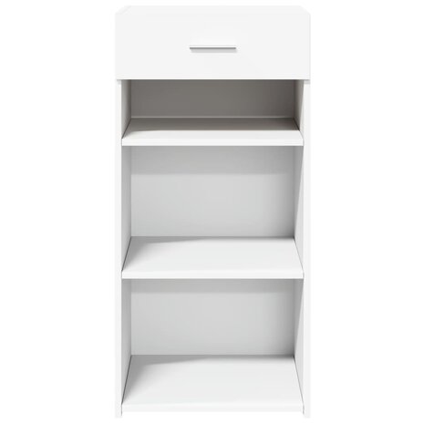 Dressoir 45x42,5x93 cm bewerkt hout wit 4