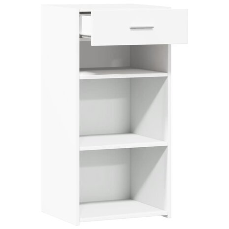 Dressoir 45x42,5x93 cm bewerkt hout wit 7