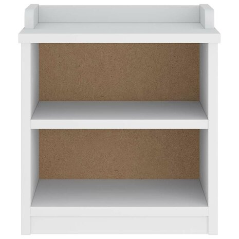 Gangbankje SANDNES wit 45x40x50 cm massief grenenhout 5