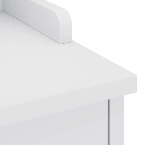 Gangbankje SANDNES wit 45x40x50 cm massief grenenhout 9