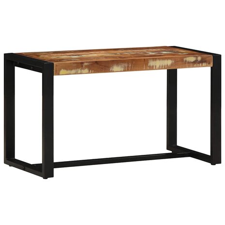 Bank 80x35x45 cm massief gerecycled hout meerkleurig 2