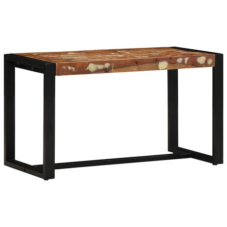 Bank 80x35x45 cm massief gerecycled hout meerkleurig 3