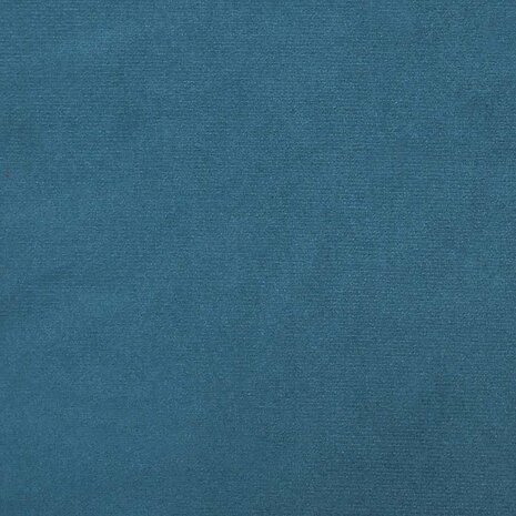 Schommelstoel fluweel blauw 7