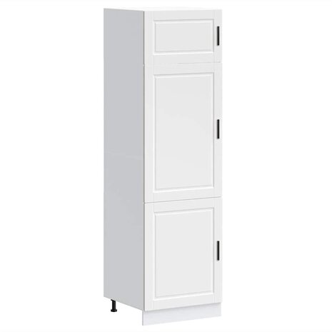 Keukenkast Porto bewerkt hout wit 2