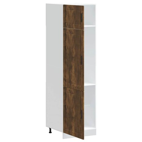 Keukenkast Porto bewerkt hout gerookt eikenkleurig 4