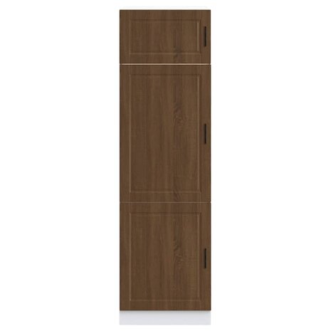 Keukenkast Porto bewerkt hout bruin eikenkleur 3
