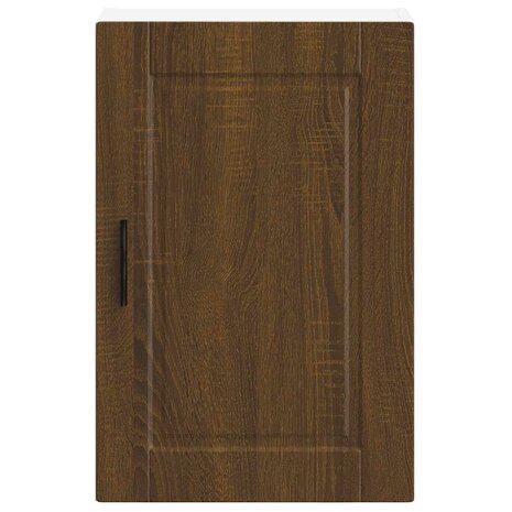 Keukenwandkast Porto bewerkt hout bruin eikenkleur 5