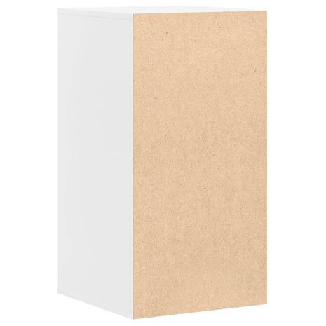 Ladekast 40x41x76 cm bewerkt hout wit 7
