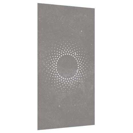 Wanddecoratie tuin zonontwerp 105x55 cm cortenstaal 3