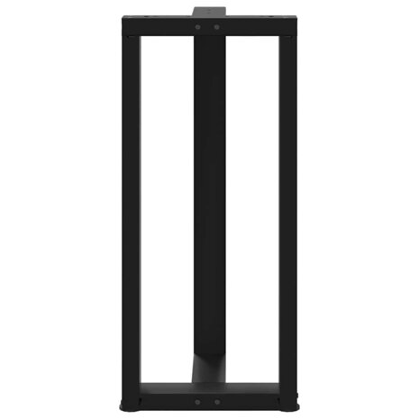 Bartafelpoten 2 st T-vormig 50x35x(90-91) cm staal zwart 6