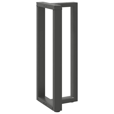 Bartafelpoten 2 st T-vormig 50x35x(100-101) cm staal antraciet 4