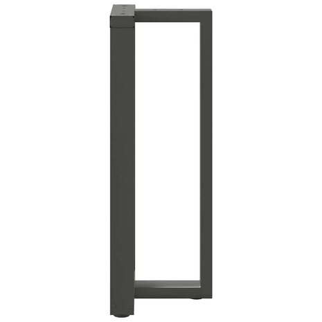 Bartafelpoten 2 st T-vormig 50x35x(100-101) cm staal antraciet 5