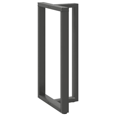 Bartafelpoten 2 st T-vormig 60x35x(110-111) cm staal antraciet 4